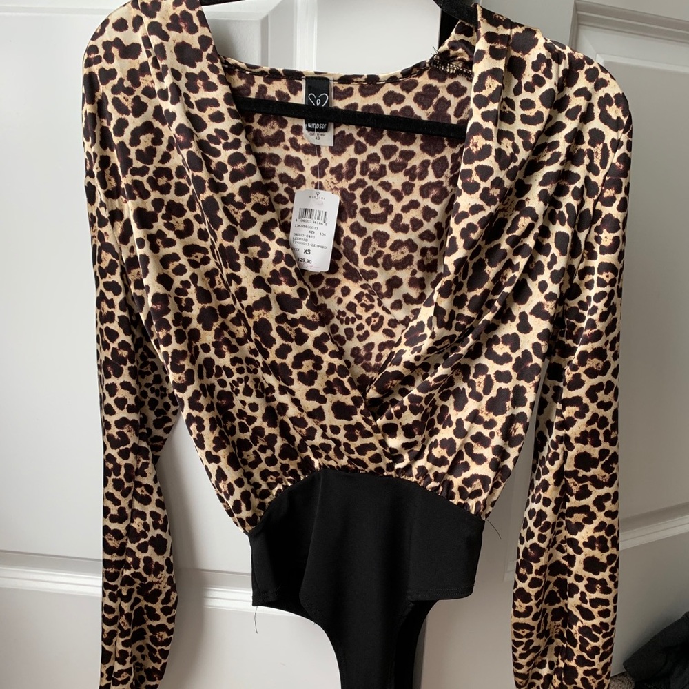 Cheetah print bodysuit